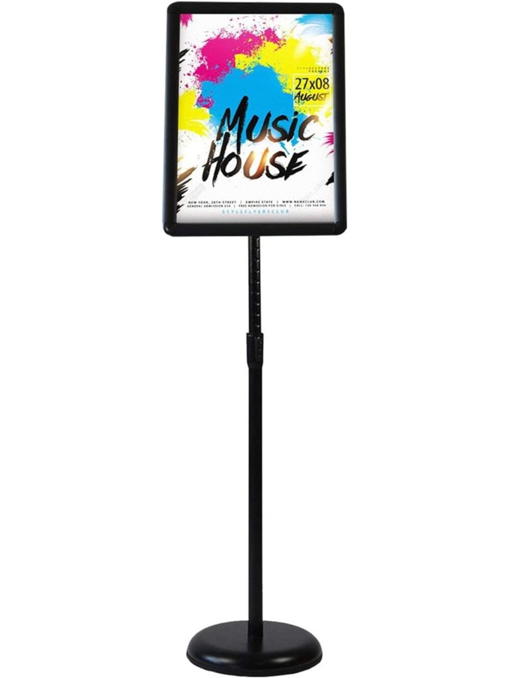 Sign Stand Holder Adjustable Sign Holder Standing Floor Poster Stand for 8.5x11